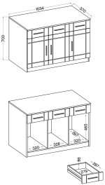 Συρταριέρα Tavrin-Sonoma - Image 3