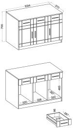 Συρταριέρα Tavrin-Sonoma - Leuko - Image 3