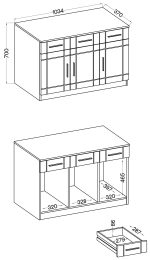 Συρταριέρα Tavrin-Sonoma - Grafitis - Image 3