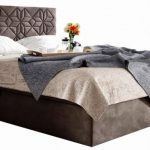 Επενδυμένο κρεβάτι Box 1-Kafe-180 x 200