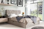 Επενδυμένο κρεβάτι Box 1-Mpez-140 x 200 - Image 2