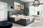 Επενδυμένο κρεβάτι Box 2-Gkri-140 x 200 - Image 2