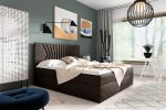 Επενδυμένο κρεβάτι Box 2-Kafe-200 x 200 - Image 2