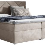 Επενδυμένο κρεβάτι Box 3-Mpez-180 x 200