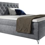 Επενδυμένο κρεβάτι Guliette-Gkri-200 x 200