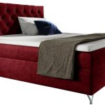 Επενδυμένο κρεβάτι Guliette-Kokkino-160 x 200