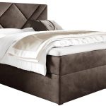 Επενδυμένο κρεβάτι Box 6-Kafe-180 x 200