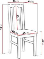 Καρέκλα Bossi VII - Leuko - Kafe Skouro - Image 2