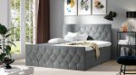Επενδυμένο κρεβάτι Sky lux-Gkri-140 x 200 - Image 2