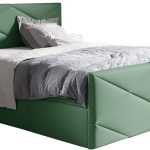 Επενδυμένο κρεβάτι Sergio Lux-Prasino-140 x 200