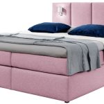 Επενδυμένο κρεβάτι Istria -Roz-180 x 200