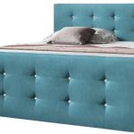 Επενδυμένο κρεβάτι Stars-Petrol-200 x 200