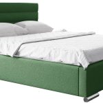 Επενδυμένο κρεβάτι Living-Prasino-140 x 200