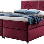 Επενδυμένο κρεβάτι Folk-Kokkino-160 x 200