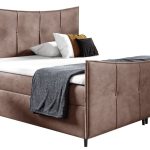 Επενδυμένο κρεβάτι Bergamo Lux-Kafe-180 x 200