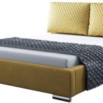 Επενδυμένο κρεβάτι Dubaj-Kitrino-160 x 200