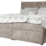Επενδυμένο κρεβάτι Box 7-Mpez-180 x 200