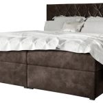 Επενδυμένο κρεβάτι Box 7-Kafe-160 x 200