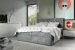 Επενδυμένο κρεβάτι Box 7-Gkri-180 x 200 - Image 2