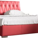 Επενδυμένο κρεβάτι Catania-Kokkino-200 x 200