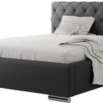 Επενδυμένο κρεβάτι Piura-Mauro-140 x 200