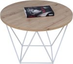 Τραπεζάκι σαλονιού Sofy round-Leuko-Artisan