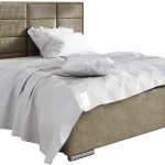 Επενδυμένο κρεβάτι Corpus-Mpez Skouro-180 x 200