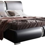 Επενδυμένο κρεβάτι Ivory-Mauro-160 x 200