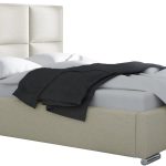 Επενδυμένο κρεβάτι Madelyn-Krem-160 x 200