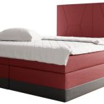 Επενδυμένο κρεβάτι Enzo -Kokkino-Mauro-160 x 200