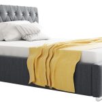 Επενδυμένο κρεβάτι Toro-Gkri-120 x 200