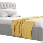 Επενδυμένο κρεβάτι Toro-Gkri Anoixto-140 x 200