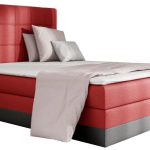 Επενδυμένο κρεβάτι Lorice-Kokkino-Mauro-140 x 200