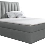 Επενδυμένο κρεβάτι Nero-Gkri-160 x 200