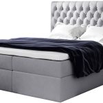 Επενδυμένο κρεβάτι Noma-Gkri-160 x 200