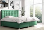 Επενδυμένο κρεβάτι Bella-Prasino-140 x 200 - Image 2