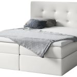 Επενδυμένο κρεβάτι Mozzo-Leuko-200 x 200