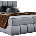 Επενδυμένο κρεβάτι Venezia-Gkri-200 x 200