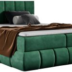 Επενδυμένο κρεβάτι Venezia-Prasino-120 x 200