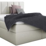 Επενδυμένο κρεβάτι Sora-Ekrou-180 x 200