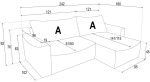 Γωνιακός καναπές Beth - Image 3