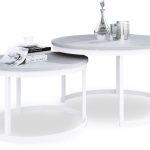 Σετ τραπεζάκια σαλονιού Calling-Leuko-Gkri