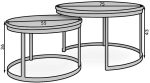 Σετ τραπεζάκια σαλονιού Calling-Xruso-Mauro - Image 3