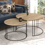 Σετ τραπεζάκια σαλονιού Yuumi-Mauro - Sonoma