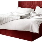 Επενδυμένο κρεβάτι Box 5-Kokkino-120 x 200