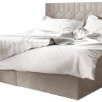 Επενδυμένο κρεβάτι Box 5-Mpez-200 x 200