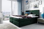 Επενδυμένο κρεβάτι Box 4-Prasino-160 x 200 - Image 2