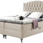 Επενδυμένο κρεβάτι Puerto-Mpez-200 x 200