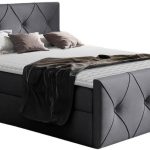 Επενδυμένο κρεβάτι Crystal lux-Gkri-160 x 200