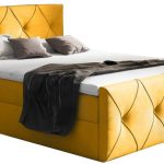 Επενδυμένο κρεβάτι Crystal lux-Kitrino-140 x 200